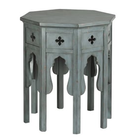 Hammary Hidden Treasures Grey Hex End Table