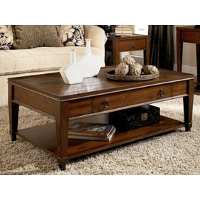 Hammary Sunset Valley Rich Mahogany Rectangular 3pc Coffee Table Set