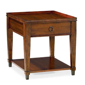 Hammary Sunset Valley Rich Mahogany Rectangular Drawer End Table