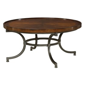 Hammary Barrow Rich Amber Round Cocktail Table