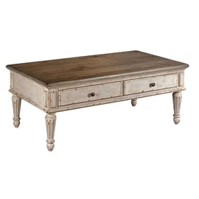 Hammary Southbury Fossil Parchment Rectangular Cocktail Table