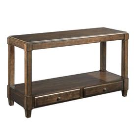 Hammary Halsey Dark Rich Coffee Sofa Table