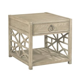 Hammary Vista Oyster Biscayne Drawer End Table