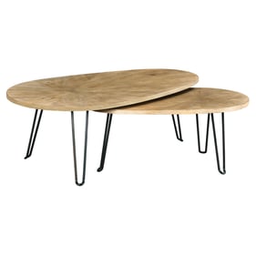 Hammary Oblique Natural Bunching Cocktail Table