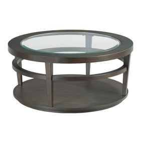 Hammary Urbana Dark Oak Round Cocktail Table