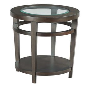 Hammary Urbana Dark Oak Round End Table