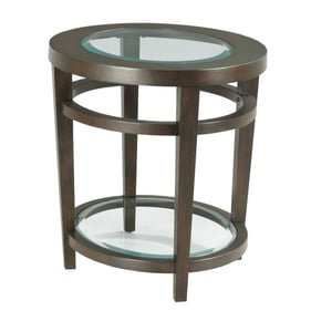 Hammary Urbana Dark Oak Oval End Table