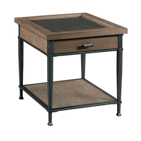 Hammary Austin Medium Brown Rectangular Drawer End Table