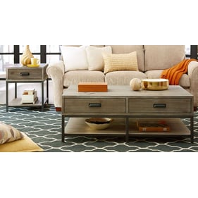 Hammary Parsons Gray Rectangular 3pc Coffee Table Set