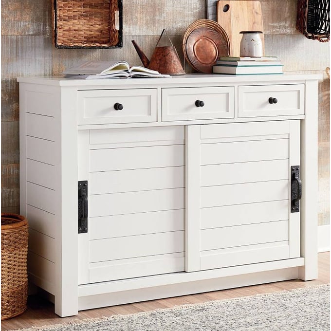 Hammary Junction White Shiplap Cupboard Base HAM-710-580