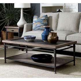 Hammary Austin Medium Brown Rectangular 3pc Coffee Table Set