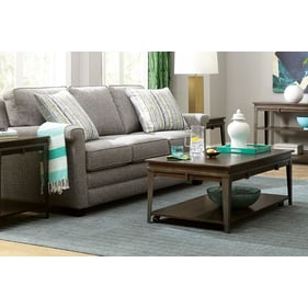 Hammary Composite Espresso Pewter 3pc Coffee Table Set