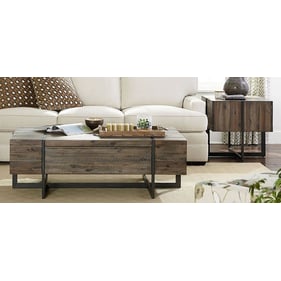 Hammary Modern Timber Natural 3pc Coffee Table Set