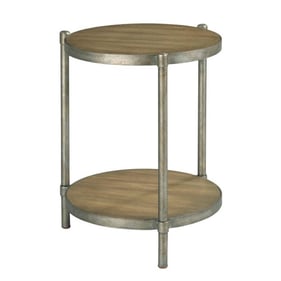 Hammary Astor Brown Round Accent Table