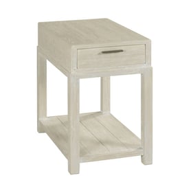 Hammary Reclamation Place White Sand Chairside Table