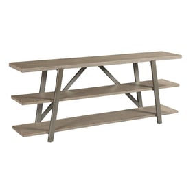 Hammary West Fork Aged Taupe Bailey Console Table