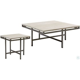 Hammary East Park Gray 3pc Coffee Table Set