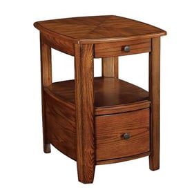 Hammary Primo Warm Medium Brown Chairside Table