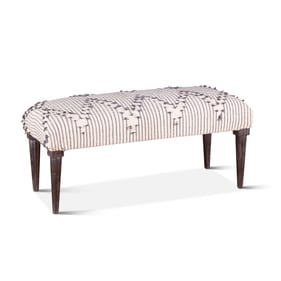 World Interiors Algiers Handloom Durry Accent Bench