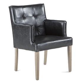 World Interiors Avery Black Accent Chair