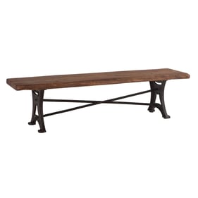 World Interiors Blayne Brown Live Edge Dining Bench