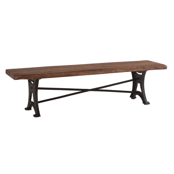 World Interiors Blayne Brown Live Edge Dining Bench WIF-ZWBA702