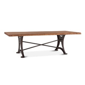 World Interiors Blayne Brown 106 Inch Rectangle Dining Table