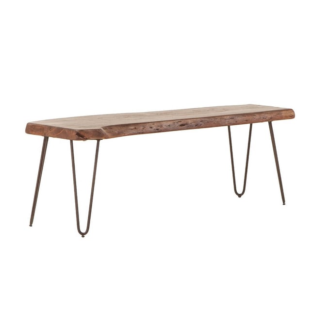 World Interiors Grandby Brown Dining Bench WIF-ZWGAN542WN