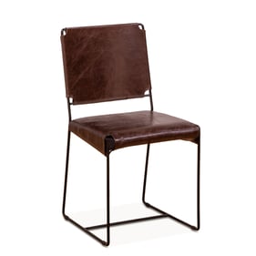 2 World Interiors Melbourne Dark Brown Dining Chairs