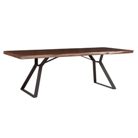 World Interiors Nottingham Brown 80 Inch Dining Table