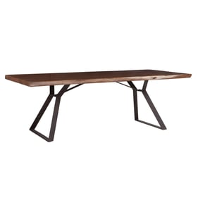 World Interiors Nottingham Brown 94 Inch Dining Table