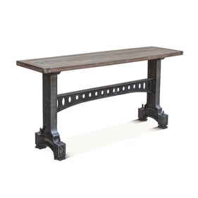 World Interiors Sterling Gray Console Table