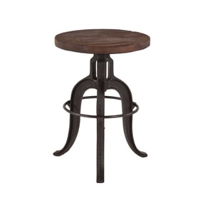 World Interiors Paxton Brown Adjustable Bar Stool