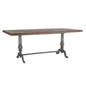 World Interiors Regina Brown Rectangle Dining Table