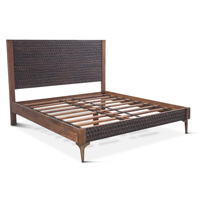 World Interiors Vallarta Brown King Bed WIF-ZWSCPBKTT