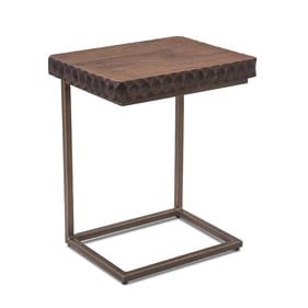 World Interiors Vallarta Brown Side Table