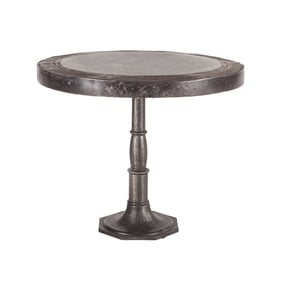 World Interiors Welles Gray 36 Inch Round Table