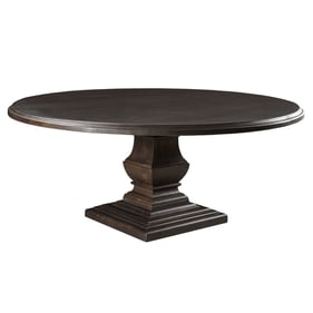 World Interiors Toulon Dark Brown 72 Inch Round Dining Table