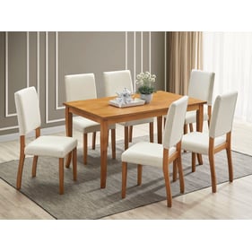 Iconic Furniture White Lulu 7pc Dining Set