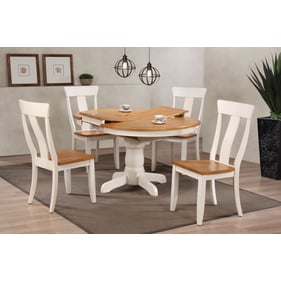 Iconic Furniture Caramel Biscotti Round 5pc Dining Set