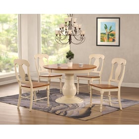 Iconic Furniture Caramel Biscotti 5pc Bella Dining Set