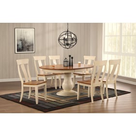 Iconic Furniture Antique Caramel Biscotti 7pc Bella Dining Set