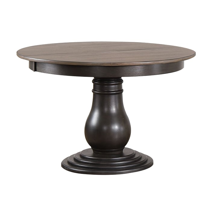 Iconic Furniture Grey Stone Blackstone Bella Dining Table ICON-RD45BELGRSBKS