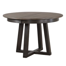 Iconic Furniture Grey Blackstone Cross Pedestal Dining Table