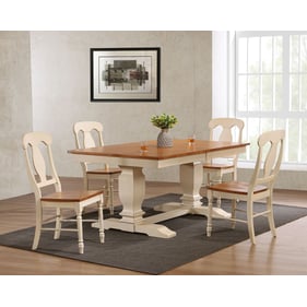 Iconic Furniture Caramel Biscotti Napoleon 5pc Dining Set