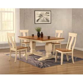 Iconic Furniture Biscotti Caramel 5pc Dining Set