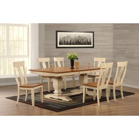 Iconic Furniture Caramel Biscotti 7pc Dining Set