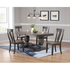 Iconic Furniture Blackstone Antique Grey 7pc Dining Set