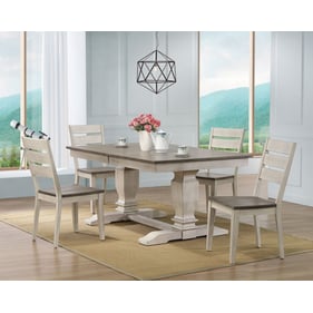 Iconic Furniture Grey Blackstone Transitional 5pc Dining Set