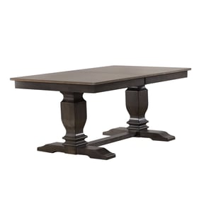 Iconic Furniture Grey Blackstone Double Pedestal Dining Table